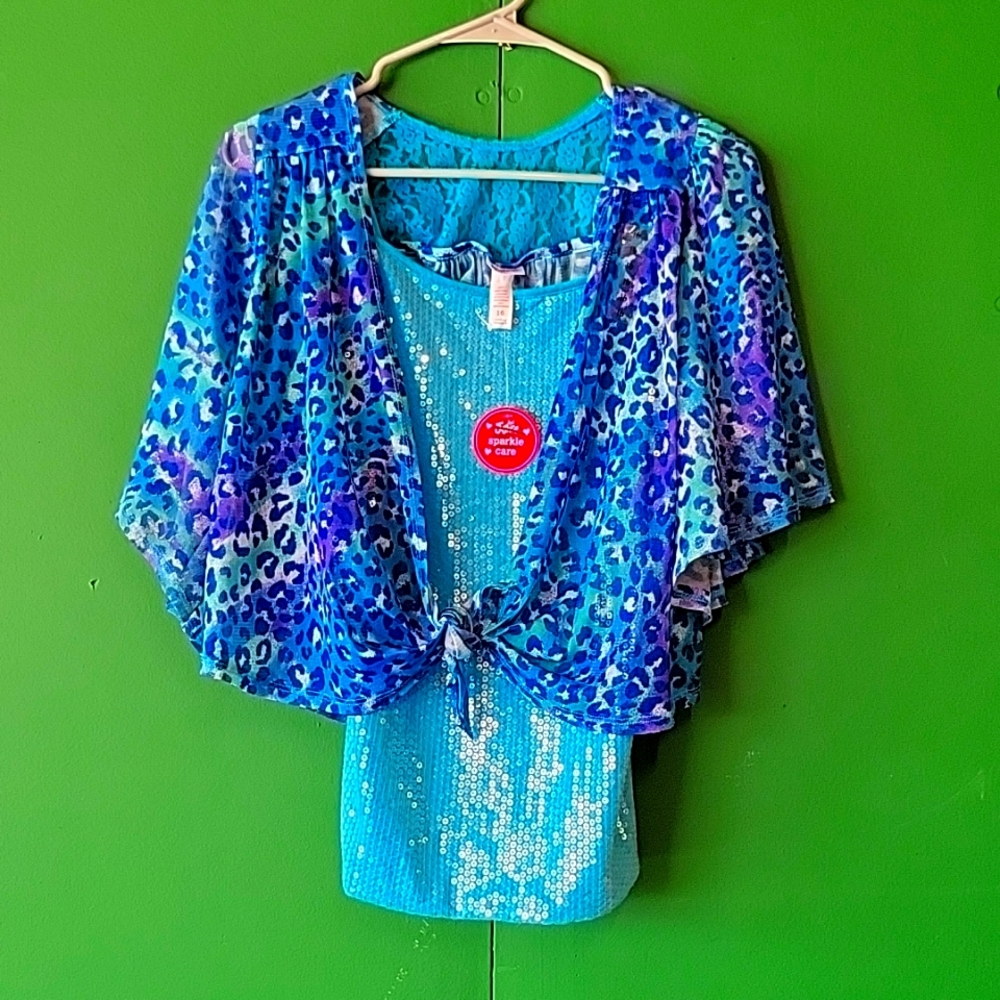 Justice brand, girls size 16 top